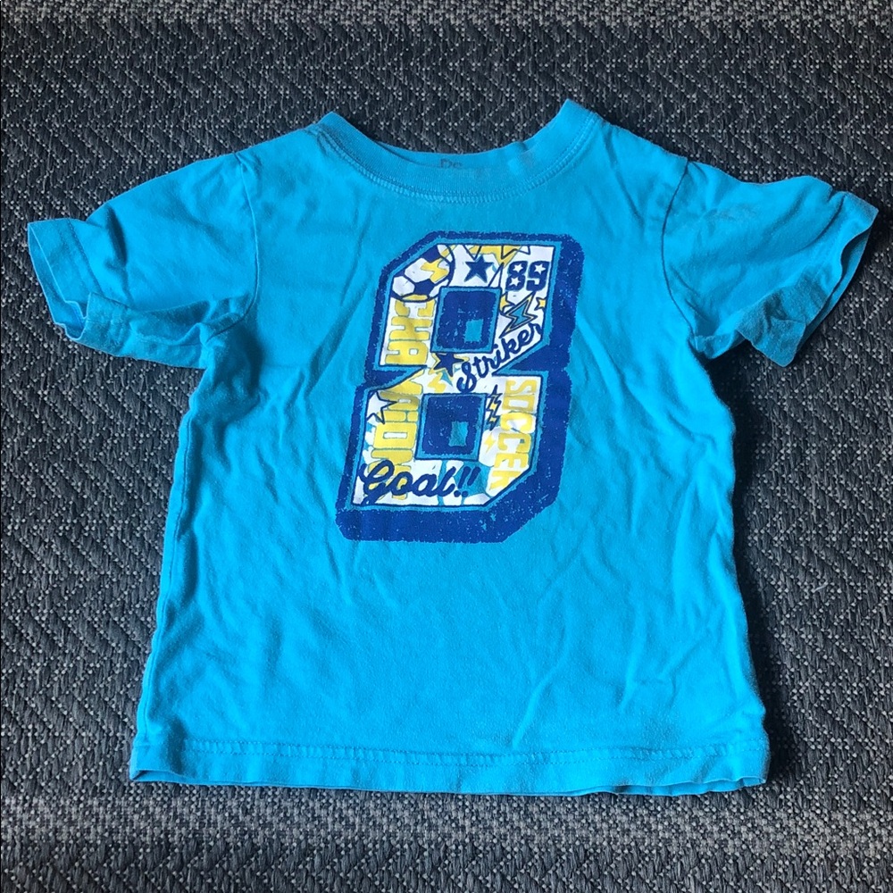 The Children's Place Bright Blue Graphic Number Tee